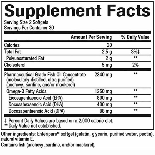 RxOmega-3 Fish Oil, NF